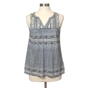 Anthropologie Akemi + Kim Printed Sleeveless Top
